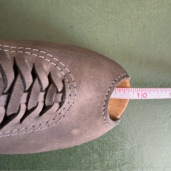 No. 6 Handmade by Sven Braid-Front Convertible Clogs in Taupe Nubuck *USA Made* - Picture 8 of 14